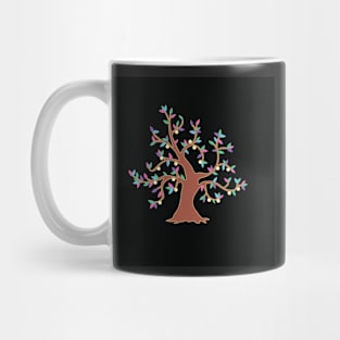 Rainbow Leaf Tree Mug